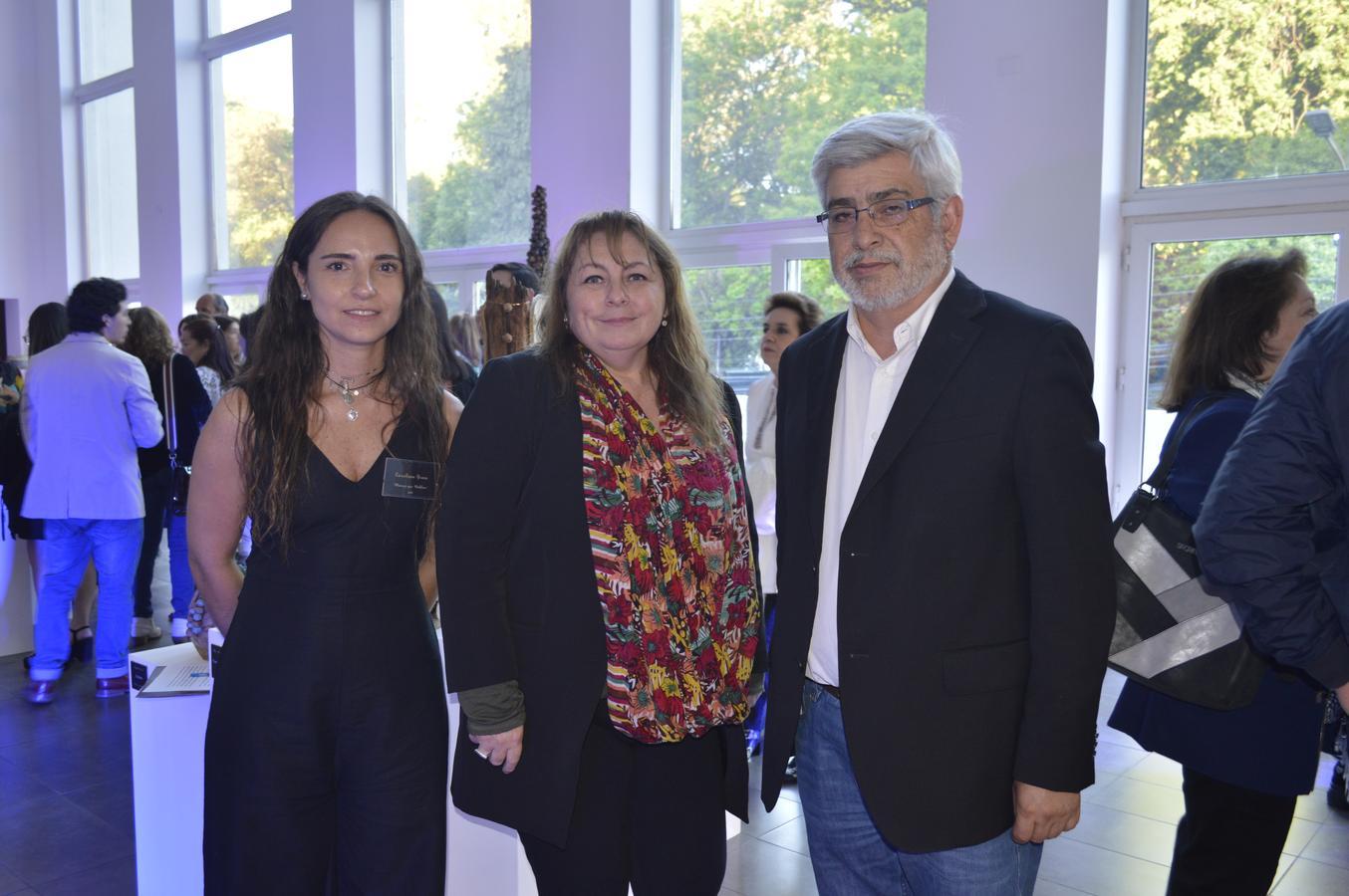 Carolina Grau, Estrella Monroy y Edgardo Venegas