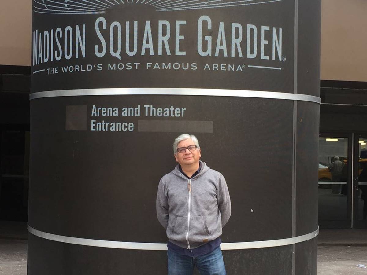 Miguel Ángel Rivera en el Madison Square Garden