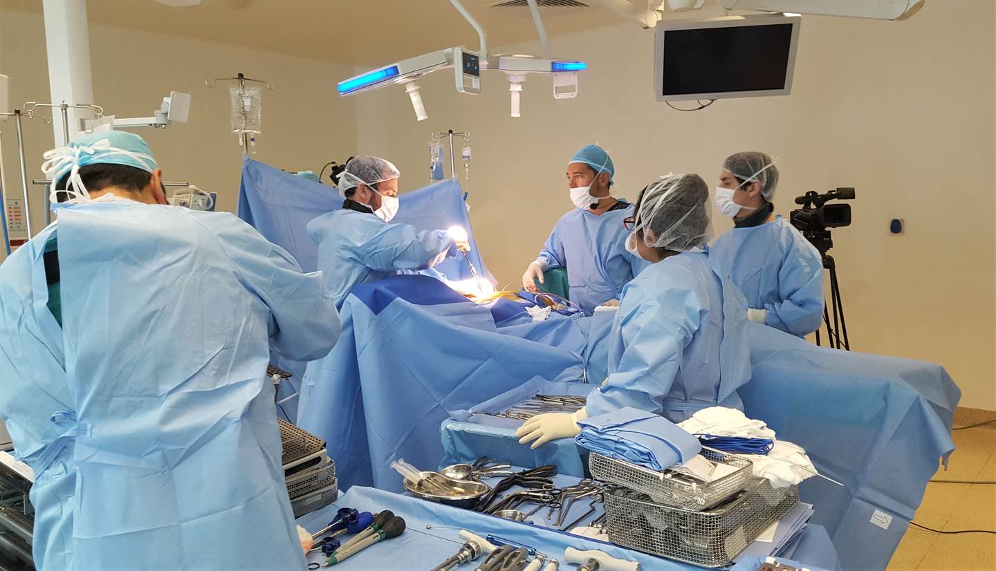 Concepción fue sede del primer curso de Cirugía Mínimamente Invasiva de Columna realizado en Chile